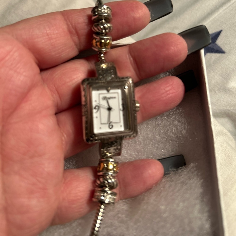 Brighton Silver and Gold Women's Bracelet Watch